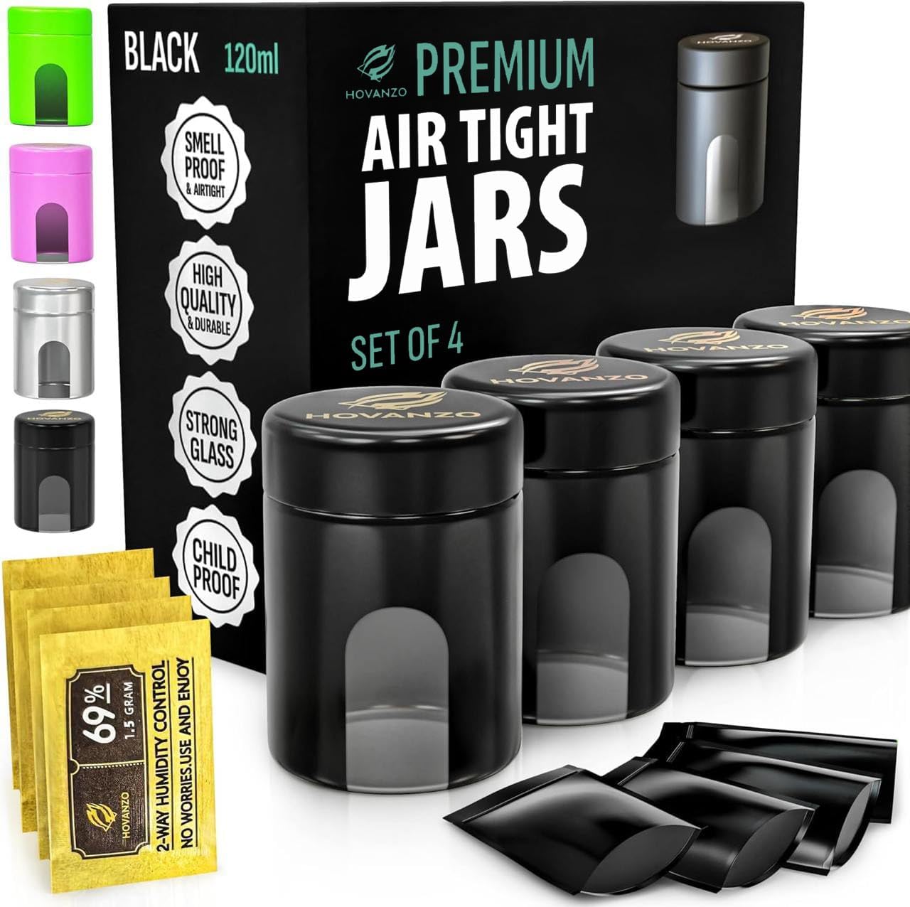 Airtight Concentrate Storage Jar 3g